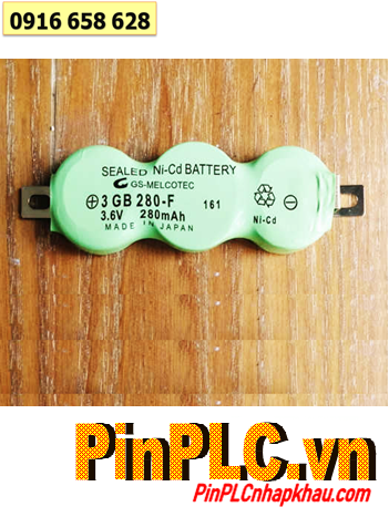 Pin sạc NiMh 3GB280-F, Pin nuôi nguồn PLC 3GB280-F (NiMh 3.6v 280MaH) chính hãng 